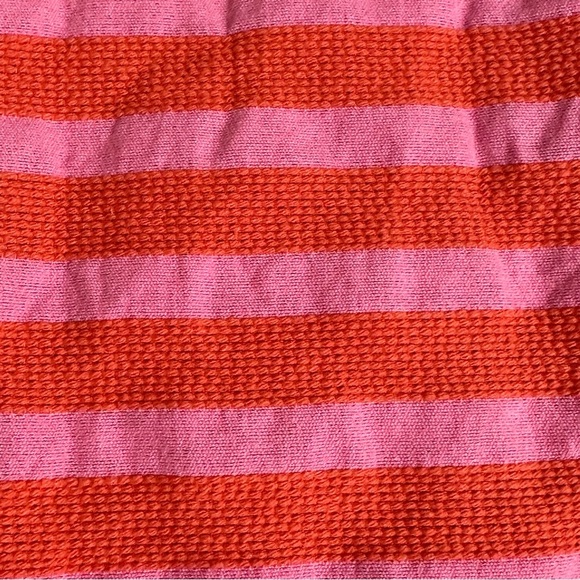J Crew Factory Striped Mini Skirt Pink Orange 2 - Picture 15 of 15